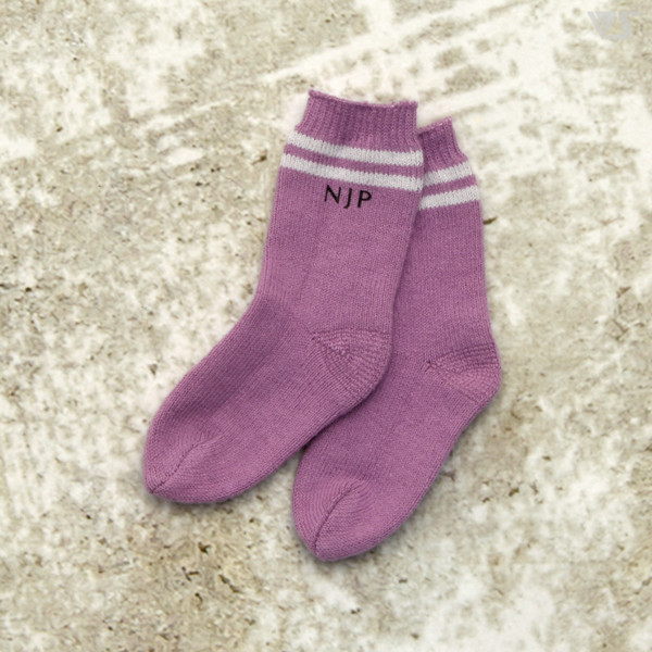 NJP Logo Line Socks (Purple), Volks, Accessories, 4518992433899